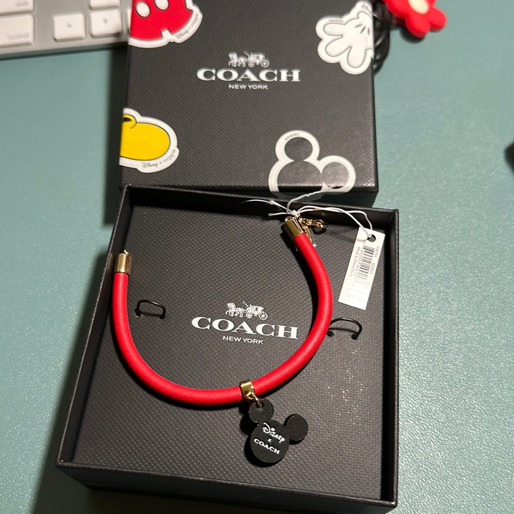 New Coach x Disney Bracelet with box
